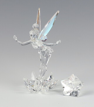 A Swarovski figure Tinkerbell modelled by Edith Mair 910000090 12cm, boxed and with booklet 