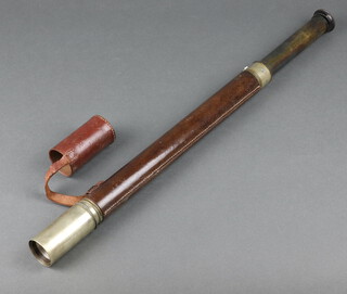 A military issue Officer of The Watch single draw telescope with broad arrow marked 399
