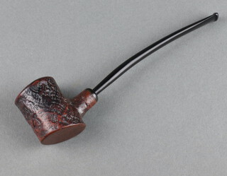 A Dunhill Shell Briar Group 4 Churchwarden Pipe with unused stem 