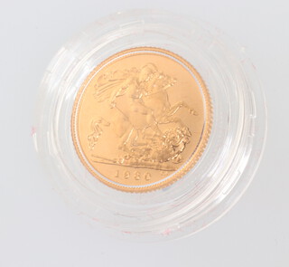 A proof half sovereign 1980 