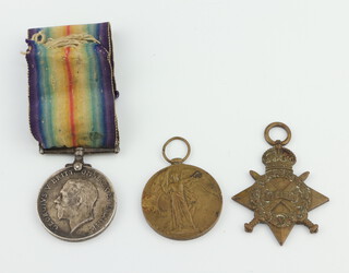 A First World War trio of medals to L/24976 DVR.D.R.Field R.F.A