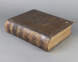 Brown's Self Interpreting bible with numerous additional notes by the Rev. Henry Cooke, leather bound 