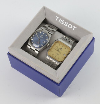 A Tissot PR 516 wristwatch together with a Tissot Seastar quartz wristwatch, boxed 