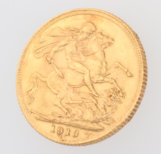 A sovereign 1913, 8gms