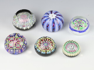 Six  various Perthshire paperweights including PP232 - Ltd Ed 139/250, PP47 - Ltd Ed 123/200, PP94 and 3 others, all boxed