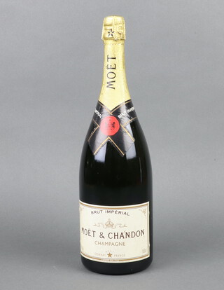 A 150cl magnum bottle of Moet Chandon champagne 