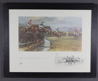 Charles Johnson Payne (Snaffles, 1884-1967) a limited edition coloured hunting print signed, "A Sight to Take Home and Dream About" 30cm x 54cm,  no. 19 of 850 