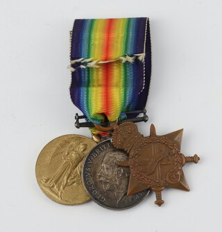 A World War One trio of medals to SE/5869 Pte.W.G.Sanders A.V.C 