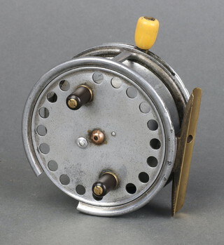 A 1920's Hardy Silex Major 3 1/2" spinning fishing reel 
