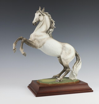 Kaiser, a limited edition Maestoso no.580 or 800 matt finish classic prancing horse 33cm x 27cm x 12cm, complete with bill of sale 
