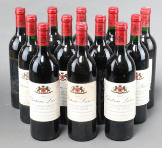 12 bottles of 1987 Chateau La Roze Grand Cru Classe St Emilion red wine 