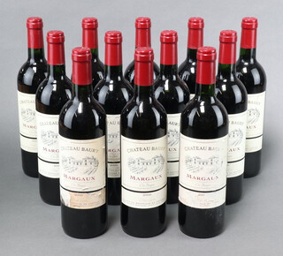 12 bottles of 2000 Chateau Baury Margaux red wine  