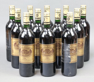 12 bottles of 1989 Chateau Batailley Grand Cru Classe Pauillac red wine 