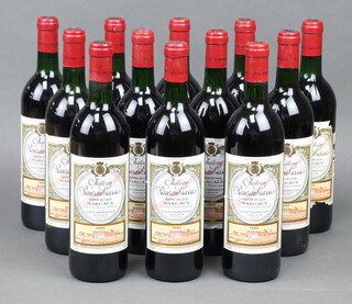 12 bottles of 1990 Chateau Rauzan Gassies Margaux red wine 