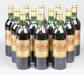 12 bottles of 1983 Chateau Batailley Grand Cru Classe Pauillac red wine 