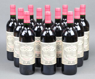 12 bottles of 1996 Chateau Duluc St Julien red wine 