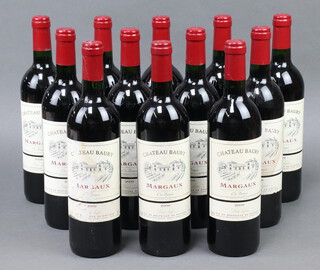 12 bottles of 2000 Chateau Baury Margaux red wine 