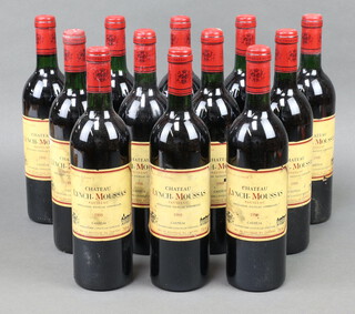 12 bottles of 1988 Chateau Lynch-Moussas Grand Cru Classe Pauillac red wine 