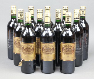 12 bottles of 1989 Chateau Batailley Grand Cru Classe Pauillac red wine 
