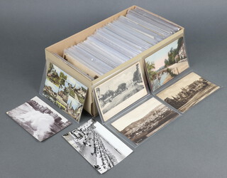Approximately 400 various black and white and coloured postcards including Sussex, West Sussex and Surrey  