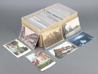Approximately 450 black and white postcards of Tyne and Wear, Worcestershire, Warwickshire, West Midlands