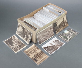 Approximately 400 black and white postcards of Somerset, Suffolk, Staffordshire 