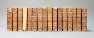 David Hume, Volumes 1-16 "The History of England, From the Invasion of Julius Caesar to the Revolution of 1688" 1810, leather bound
