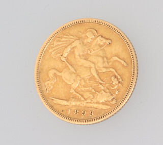 A half sovereign 1899