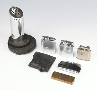 An Art Deco engine turned cigarette lighter and 5 others 