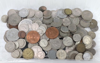 A collection of various coins 