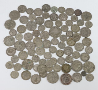 A quantity of silver coinage, approx. 428 grams 