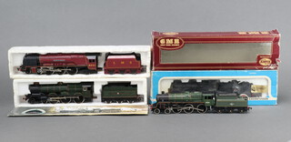 A Hornby OO locomotive  and tender - Duchess of Sutherland, ditto King Henry VII, an Airfix OO locomotive - Centenary Brake Third boxed, ditto 4F Fowler boxed 