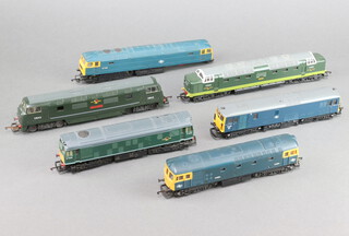 A Lima OO gauge diesel locomotive - Meld, 3 other Lima diesel locomotives, 2 Hornby diesel locomotives (1f)