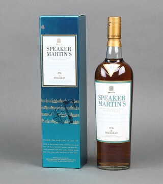 A 70cl bottle of Macallan Speaker Martin's Highland Malt single Scotch Whisky boxed  