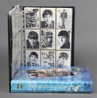 Two albums of The Beatles cards - USA 1A to 60A, ditto The Beatles series and duplicates (approx.80), together with The Beatles Collection River Group cards in a ring bound album 