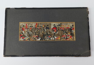 A Stevengraph - Battle of Waterloo scene 6cm x 17cm  
