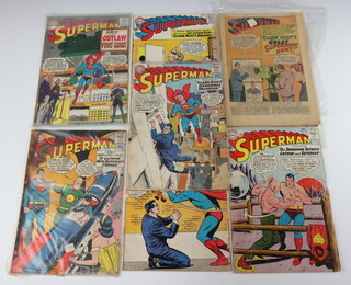 Seven DC Superman Comics nos. 164, 170, 172, 174, 175 and 359 together with 1 other unnumbered 