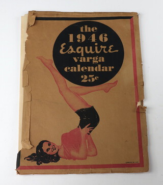 A 1946 Esquire Varga calendar 