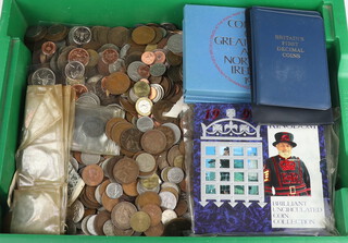 Four coinage of Great Britain and Northern Ireland sets 1977, two ditto 1994 and minor crowns and coins