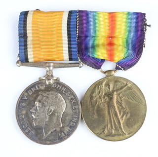 A World War One pair of medals to 20269 A.SJT.A.A.Moore Hamps.R.