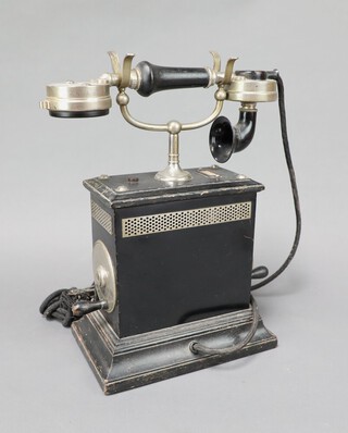 K Telegrafverket of Stockholm, an internal telephone 34cm x 21cm x 13cm 