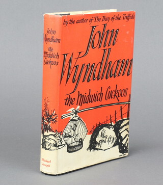 John Wyndham, "The Midwich Cuckoos", British first edition 1957, dust cover unclipped price 8VO  