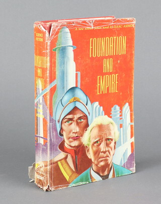 Isaac Asimov "Foundation and Empire", first edition 1952 Known Press New York, complete with dust jacket unclipped price 