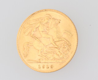 A half sovereign 1913 