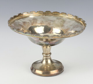 A silver tazza Birmingham 1925, weighted, 15cm 