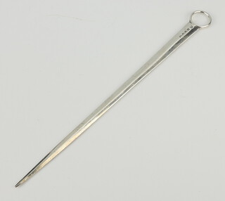 A George III silver meat skewer London 1806, 69 grams