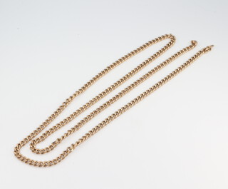 A 9ct yellow gold necklace, 59cm, 19.3 grams 