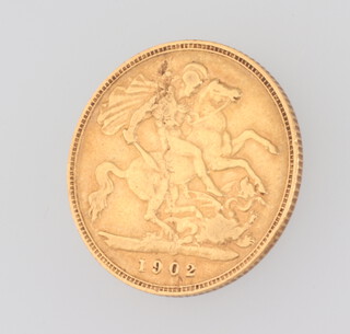 A half sovereign 1902 