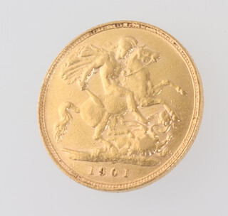 A half sovereign 1901 