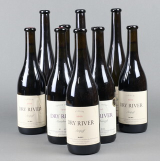 Three bottles of New Zealand 1996 Martinborough Pinot Noir Dry River red wine, a ditto 1999 and 6 bottles of 2000 Martinborough Pinot Noir 